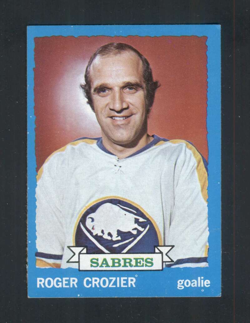 1973-74 Topps #108 Roger Crozier EXMT/EXMT+ Sabres 113095