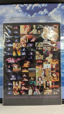 Bakemonogatari Hitagi Nisemonogatari Anime A4 Clear File Folder
