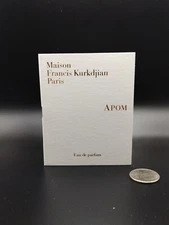 Maison Francis Kurkdjian APOM Eau De Parfum Spray ~ 2ml /0.06oz Travel Size NEW