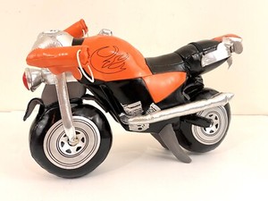 Build-A-Bear Motorcycle Bike Harley Davidson Hog Plush Stuffed Pleather 13