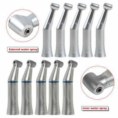 1-5 Pcs Dental Inner/Exter Spray Low Speed Contra Angle Handpiece Push E-type st