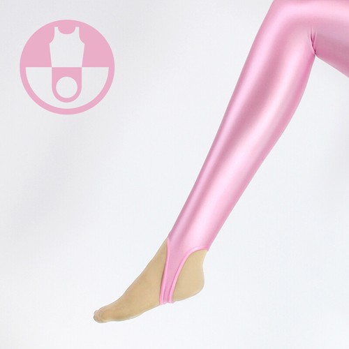 Women's Sexy Jumpsuits Bodysuit Shiny Leggings One-piece Leotard Catsuit Zentai - Picture 43 of 43