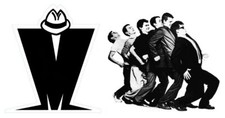 Shaped Vinyl Stickers ska specials 2tone laptop madness nutty one step skinheads