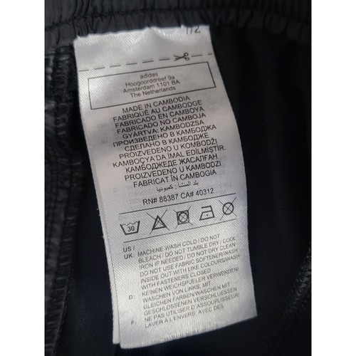 Adidas Own The Running AEROREADY Track Pants 3-Stripe Training Black Mens Sz M - Picture 6 of 10