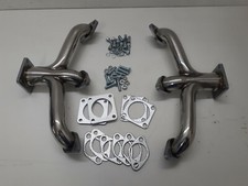 Auspuffkrümmer Ford Flathead, Center Dump Headers, Edelstahl, 1939-1953