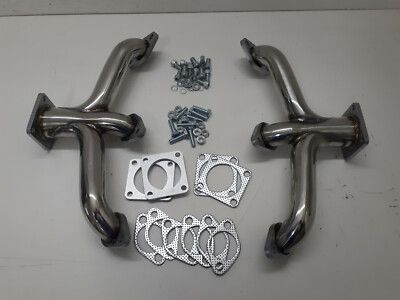 Auspuffkrümmer Ford Flathead, Center Dump Headers, Edelstahl, 1939-1953