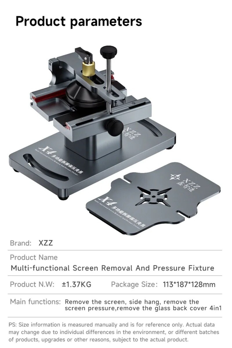 XZZ X4 LCD Screen Separator Universal Pressure Holding Fixture