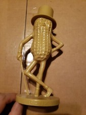 Made In USA Vintage Plastic Mr. Peanut Bank Tan