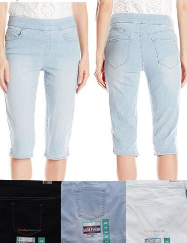 Gloria Vanderbilt Plus Size Women's Plus Avery Skimmer Shorts