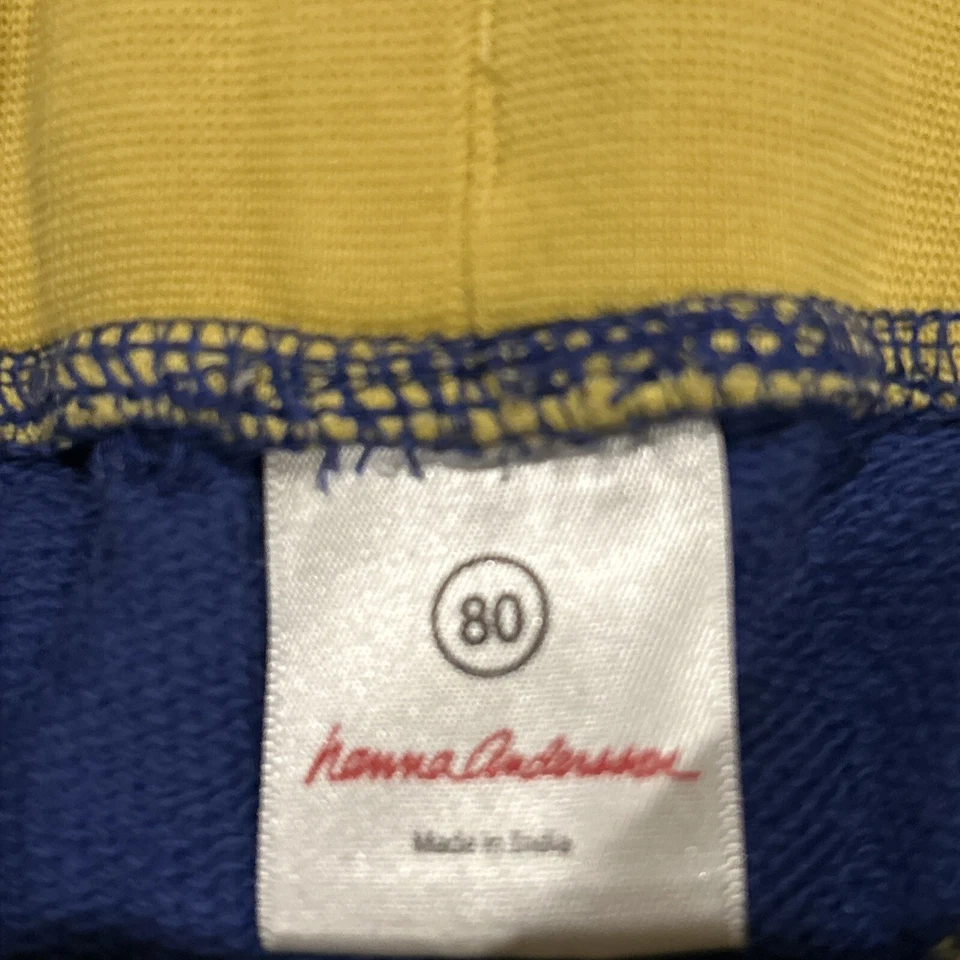 PANTALONES Hanna Andersson Talla 80 Azul Vacaciones Navidad Solo A39 Foto 2 de 3