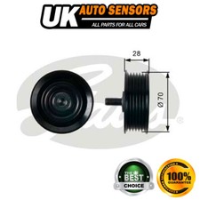 Fits Hyundai Kia Gates Drive Belt Deflection Guide Pulley -3944