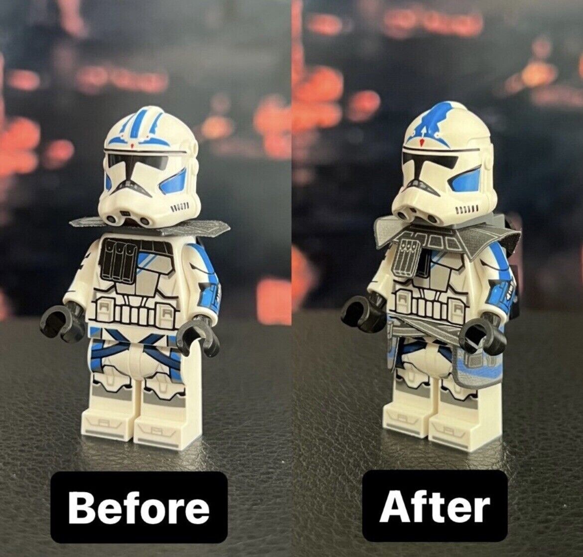 LEGO ARC Trooper Fives GCC Upgrade Kit - P2 Helmet + Cloth Set