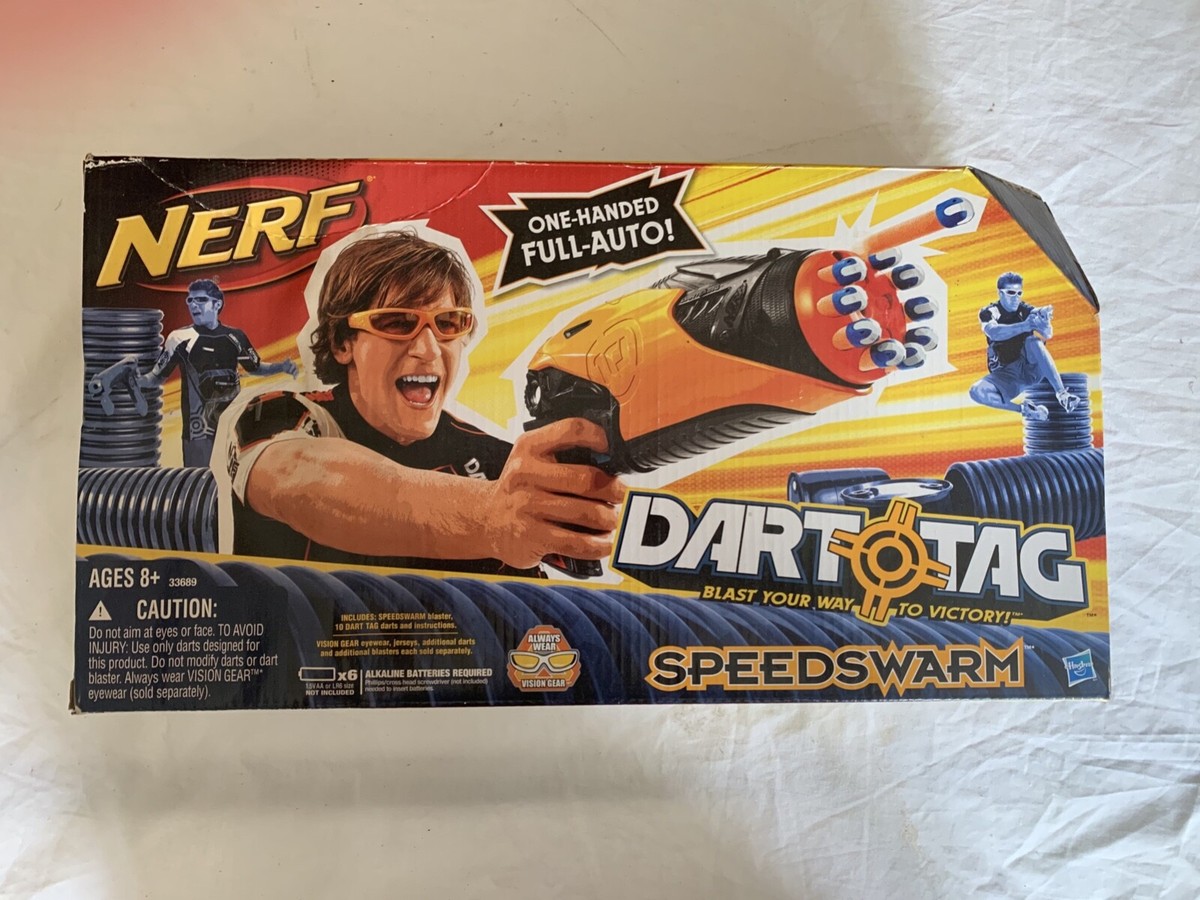 NERF ダートタグ スピードスウォーム10 電動フルオート 高威力 Brand New NERF Dart Tag Speedswarm Dart BLASTER Rare | eBay