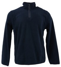 New Vintage 1946 Men's Sizes S / L Mood Indigo Blue Fleece Quarter Zip Sweater