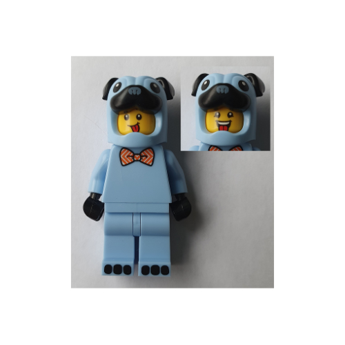 Lego Figure Pug Costume Guy - Bow Tie - hol245 - Afbeelding 1 van 1