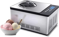 Whynter Ice Cream Maker Machine Automatic 2.1 Qt. with Built-In Compressor