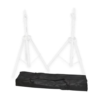 Ultimax MSA 300WH weiß Profi Stahl Lautsprecher Ständer Kit DJ PA Disco Musicia