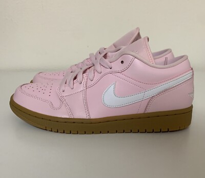 Nike Air Jordan 1 Low Arctic Pink White Gum Women's Sz 9.5 DC0774