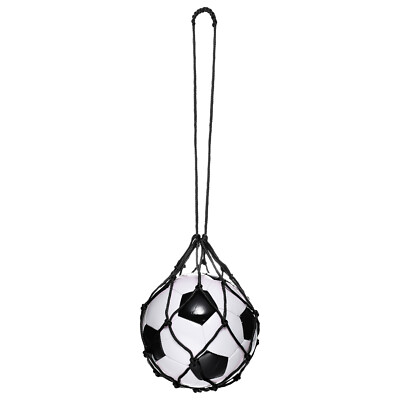 Solo Soccer Training Ball Net Fits Ball Size 3, 4, 5, Black