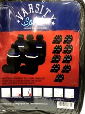 FH GROUP PU006115 Varsity Spirit Perforated Pu Leather Front seat covers NIP