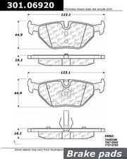 Centric Rear Disc Brake Pad for BMW (301.06920)
