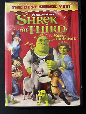Shrek the Third (DVD, 2007, Widescreen) TESTED