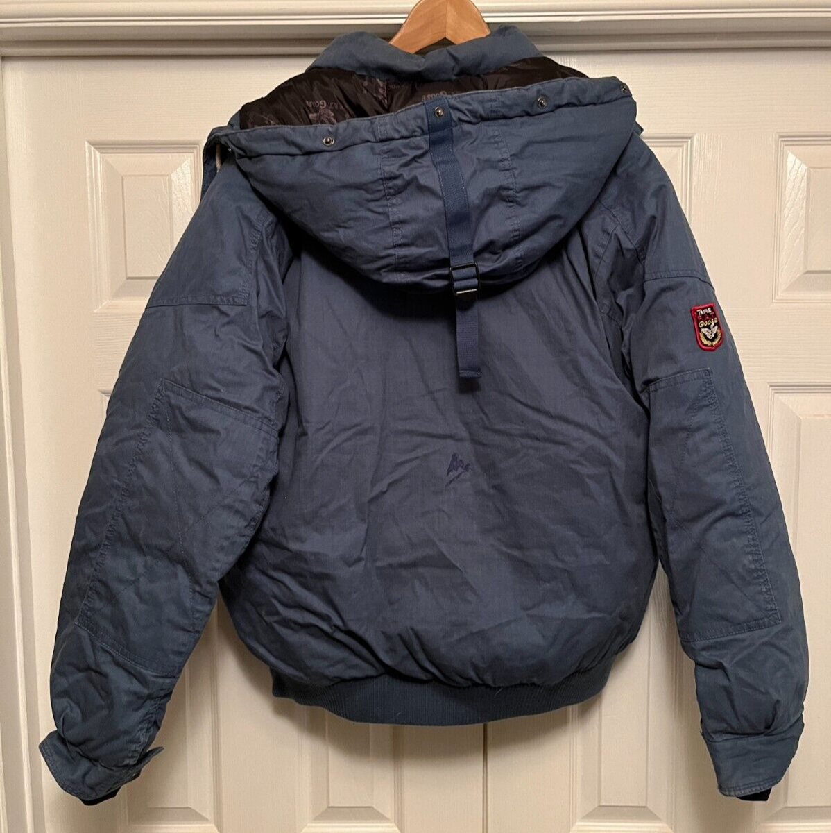 Triple FAT Goose Jacket Mens XXL 2XL Blue Puffer Duck Down