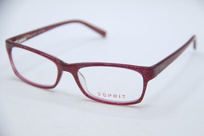 NEW ESPRIT ET 1748 COLOR 546 PINK SPARKLE AUTHENTIC DESIGNER EYEGLASSES 52-16