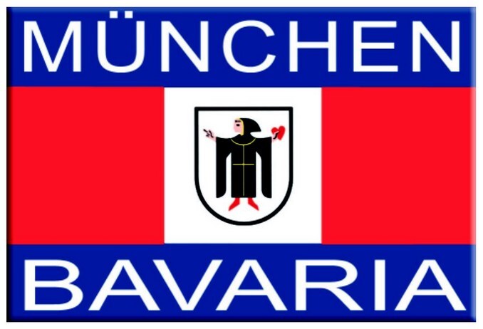 Munich Munich Bavaria Münchner Kindl photo magnet souvenir Germany