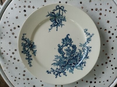 Assiette Plate Terre de Fer Boch Frères Kéramis BFK Modèle Régent