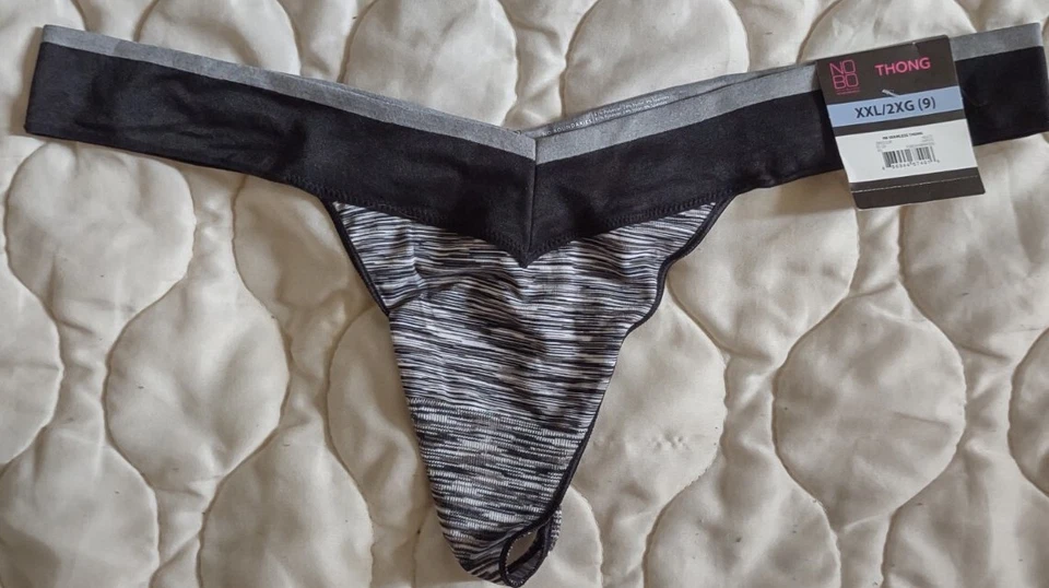 Bragas tanga no borders XXL/2XG NUEVAS/ETIQUETAS púrpura, amarillo, blanco y negro Foto 2 de 4