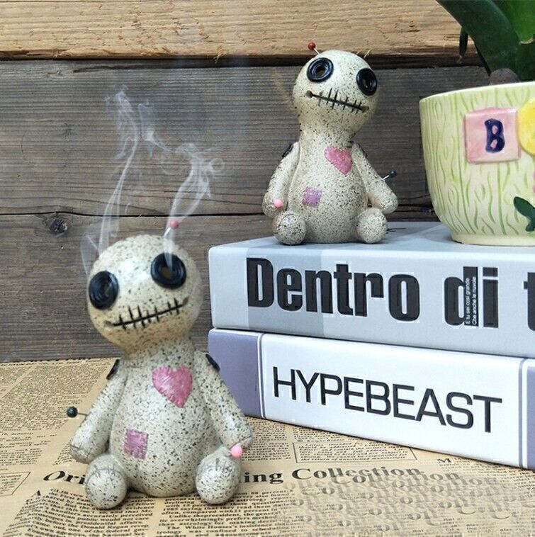 Cone Burner Resin Statue Cones Hand Home Decor Voodoo Doll Incense Burner Gift