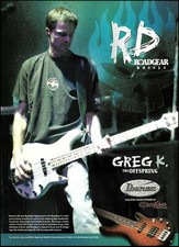 The Offspring Greg K. 2004 Ibanez RD Roadgear...