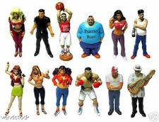 BRAND NEW! LIL BORICAUAS PUERTO RICO RICANS MINI FIGURE 1:32 SCALE DIAORAMA