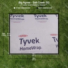 Tyvek Footprint for the Big Agnes Salt Creek Sl3 Tent