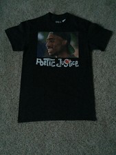 Poetic Justice Shirt Tupac Shakur 2Pac Retro Rap Hip Hop Movie 