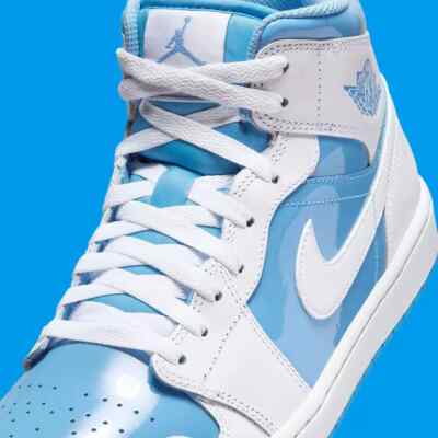 Nike Air Jordan 1 Mid SE Shoes White Legend Blue FZ2142-114 Men's