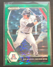 2021 Panini Prizm Draft Picks BRANDEN BOISSIERE Green Pulsar #PDP82