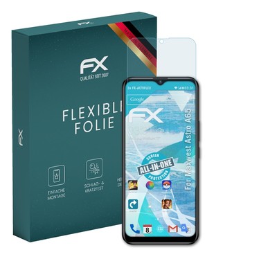 atFoliX 3x Folie für Maxwest Astro A65 Schutzfolie klar&flexibel