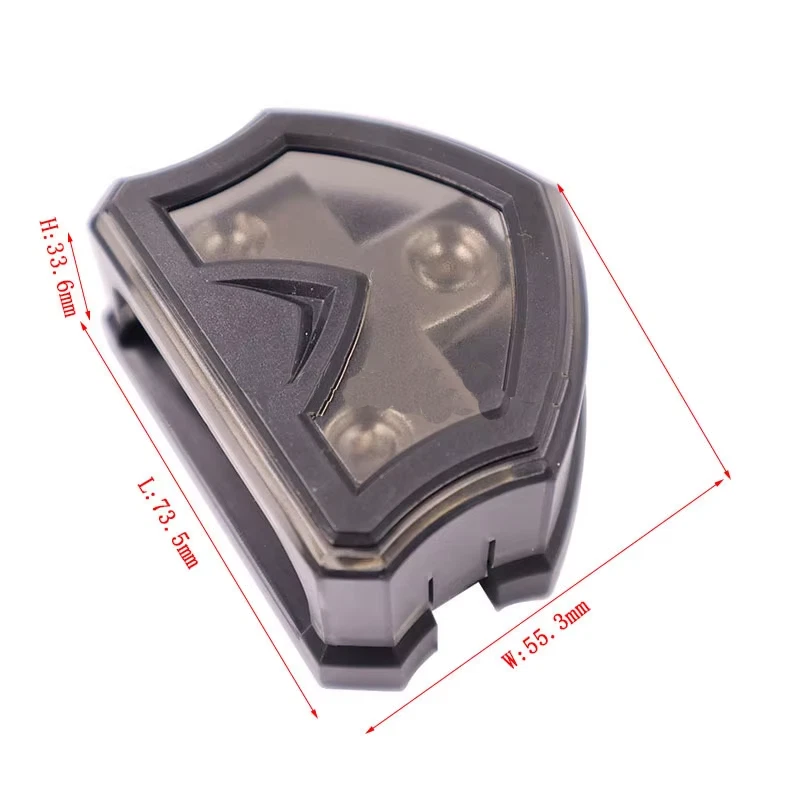 1 x 0 Gauge input 3 x 0 Gauge Output Audio Power Ground Amp Distribution Block - Image 2 of 4