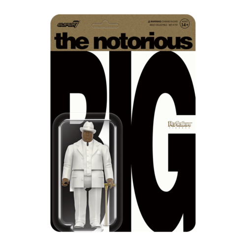 Super7 x NOTORIOUS B.I.G. REACTION - BIGGIE IN SUIT ReAction Figure - Picture 1 of 2