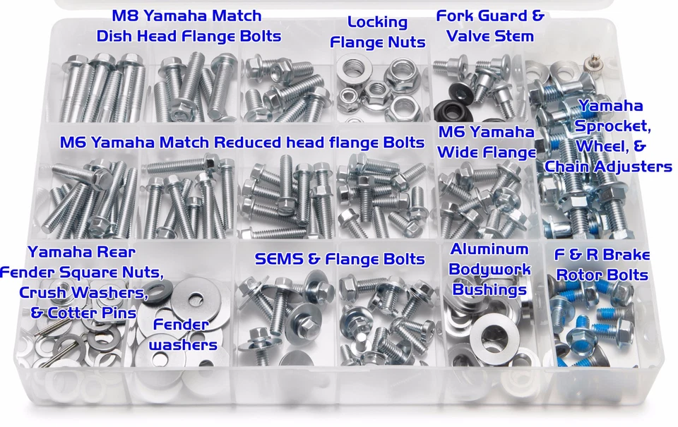 YZ YZF Bolt Kit Factory Match YZ80 YZ85 YZ125 YZ250F YZ400F YZ426F YZ450F WR450 - Image 2 of 4