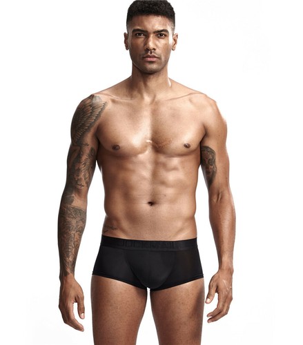 Jockmail Para hombres Calzoncillos Boxer Seda Hielo Calzoncillos Sexy Transparentes Calzoncillos de Verano - Imagen 3 de 27