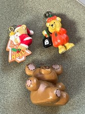 Lot of Cute Teddy Bear Halloween Trick or Treater  Santa Claus  Christmas Tree