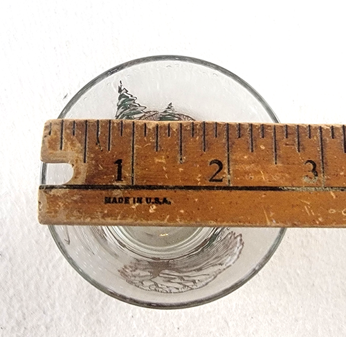 Vintage Culver Tumbler Glassware Winter Christmas One Horse Sleigh Set Of Six - Picture 9 of 9