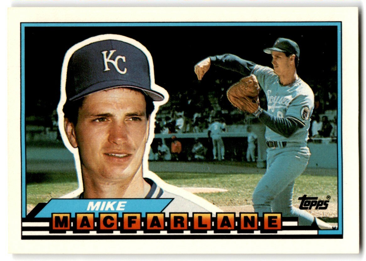 1989 Topps Big Mike Macfarlane Kansas City Royals #86