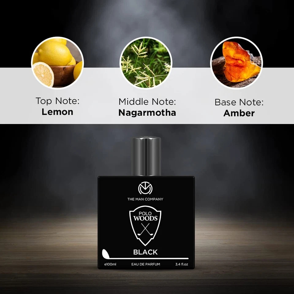 The Man Company Polo Woods Black Pour Homme Eau De Perfume 100ml - Image 2 of 4