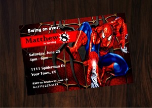 Details About Spiderman Birthday Invitation Digital File Jpeg You Print - details about roblox birthday invitation digital file jpeg you print englishspanish