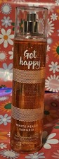 1 Bath  Body Works GET HAPPY WHITE PEACH SANGRIA Fragrance Mist Body Spray 8 oz