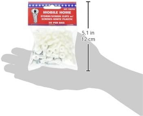 WP-9877H Screen Clips Storm W/Screws - 50 Pack, - Picture 2 of 2